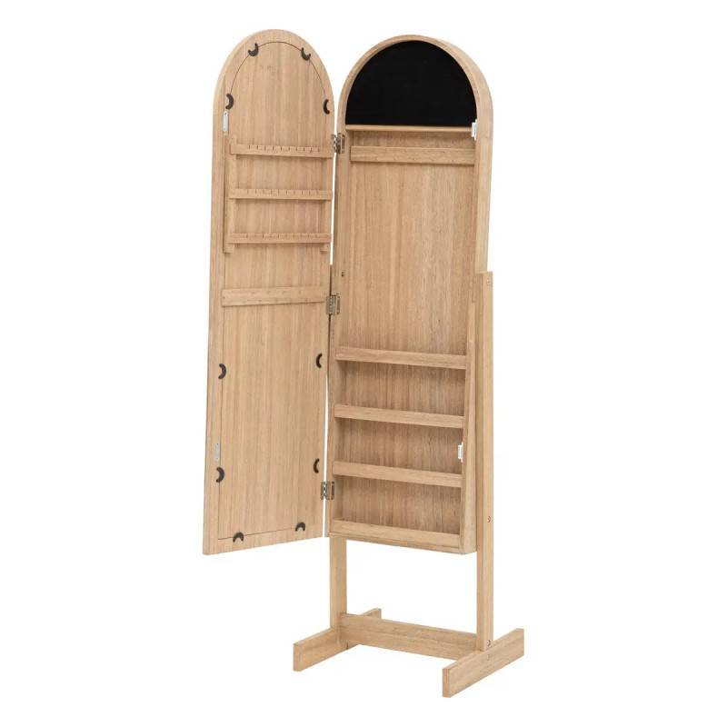 Armoire à bijoux bois Soleya avec miroir Atmosphera - Image 3