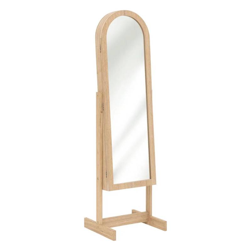 Armoire à bijoux bois Soleya avec miroir Atmosphera - Image 1