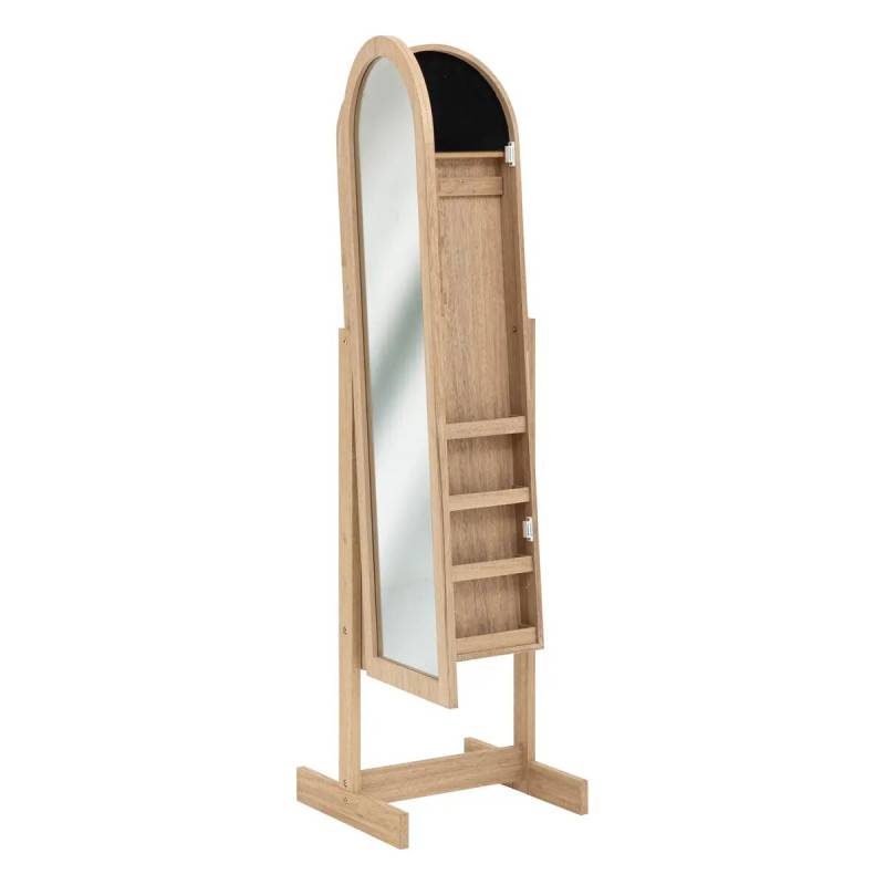 Armoire à bijoux bois Soleya avec miroir Atmosphera - Image 2