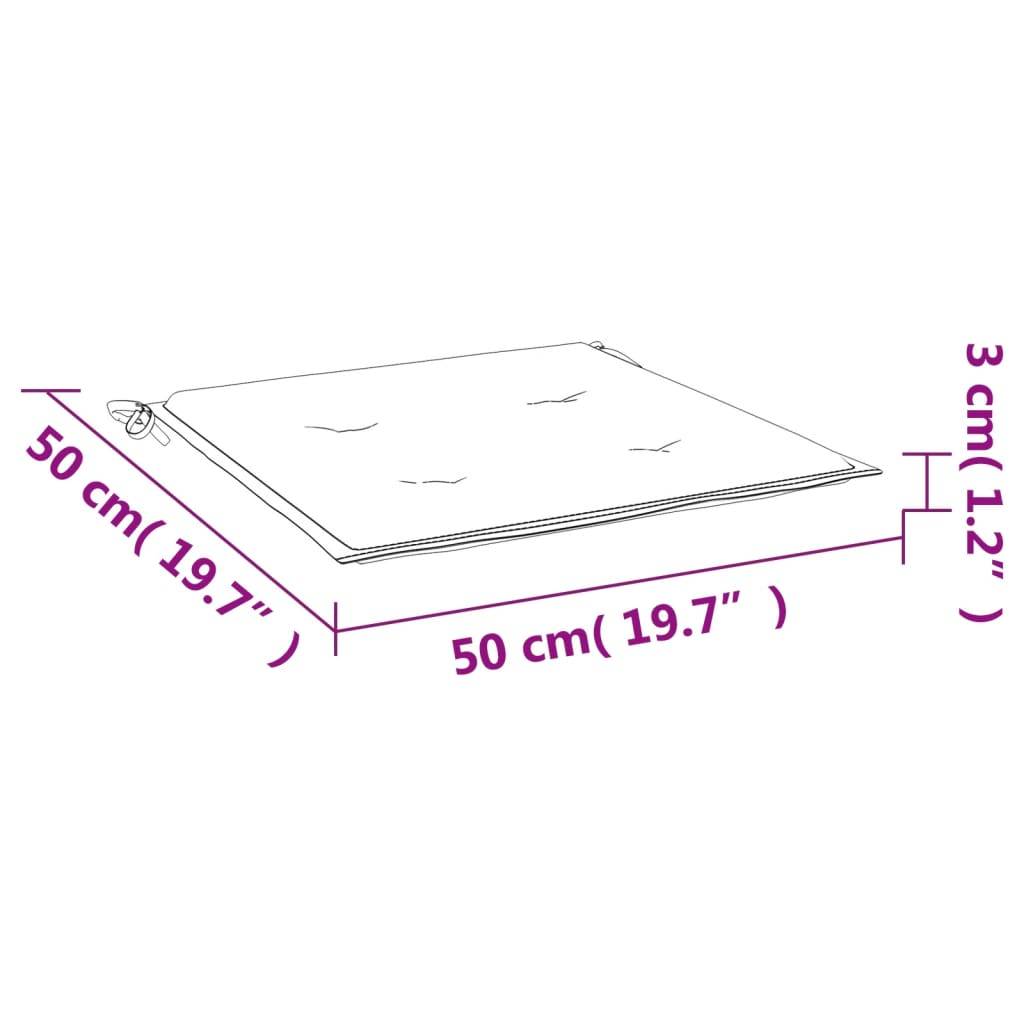 PANGIVO - Coussins de chaise de jardin polyester vert 50 x 50 x 4 cm - PANGIVO - Image 9