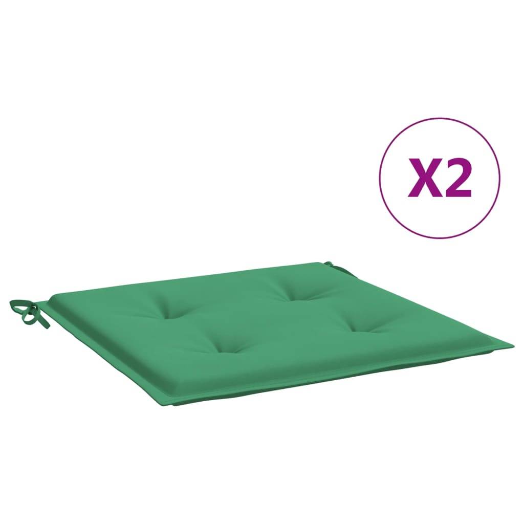 PANGIVO - Coussins de chaise de jardin polyester vert 50 x 50 x 4 cm - PANGIVO - Image 2