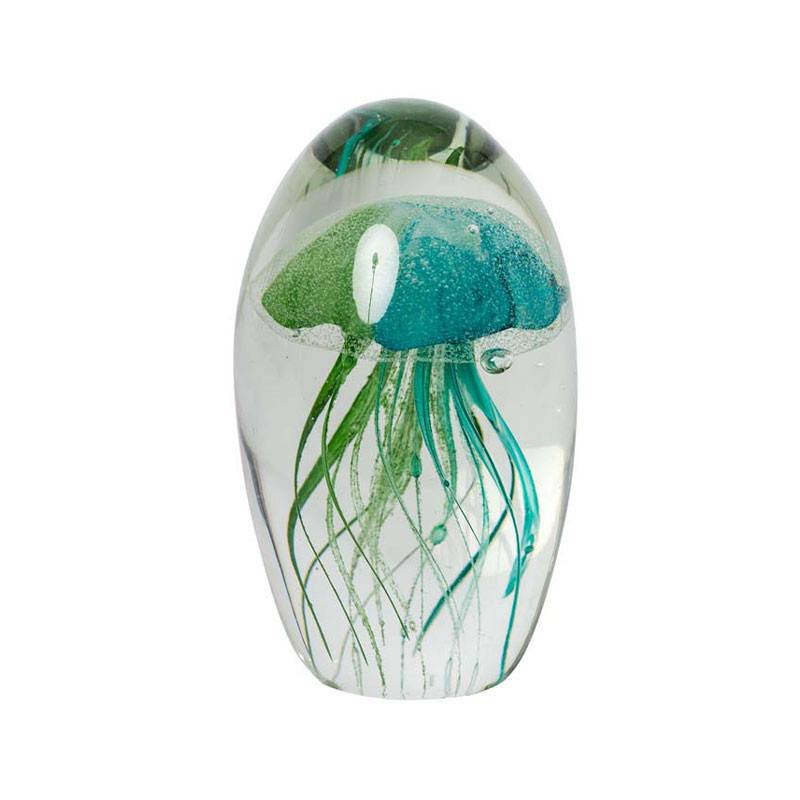 Sulfure méduse verte bleue 11x9cm - Image 2