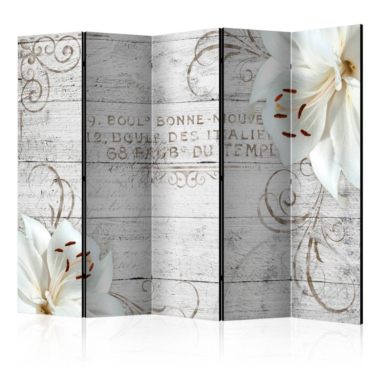 Paravent 5 Volets "Bonne Nouvelle" 172x225cm - Image 1