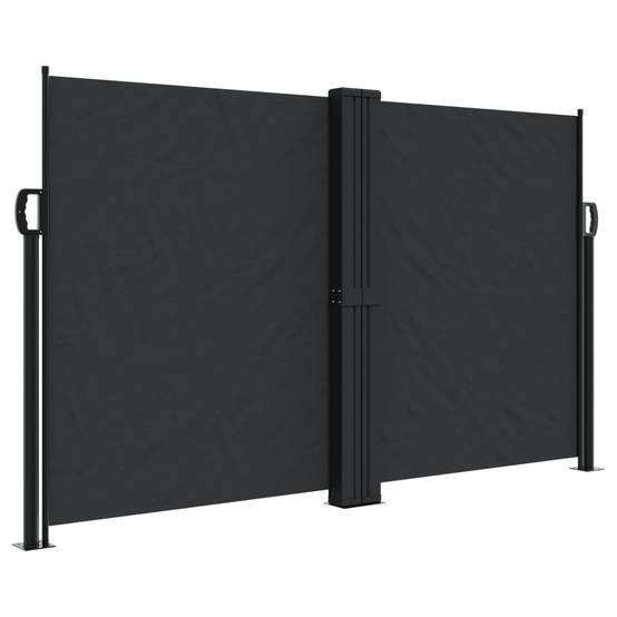 Store banne | Auvent latéral rétractable noir 140x600 cm Maison Chic - Image 1