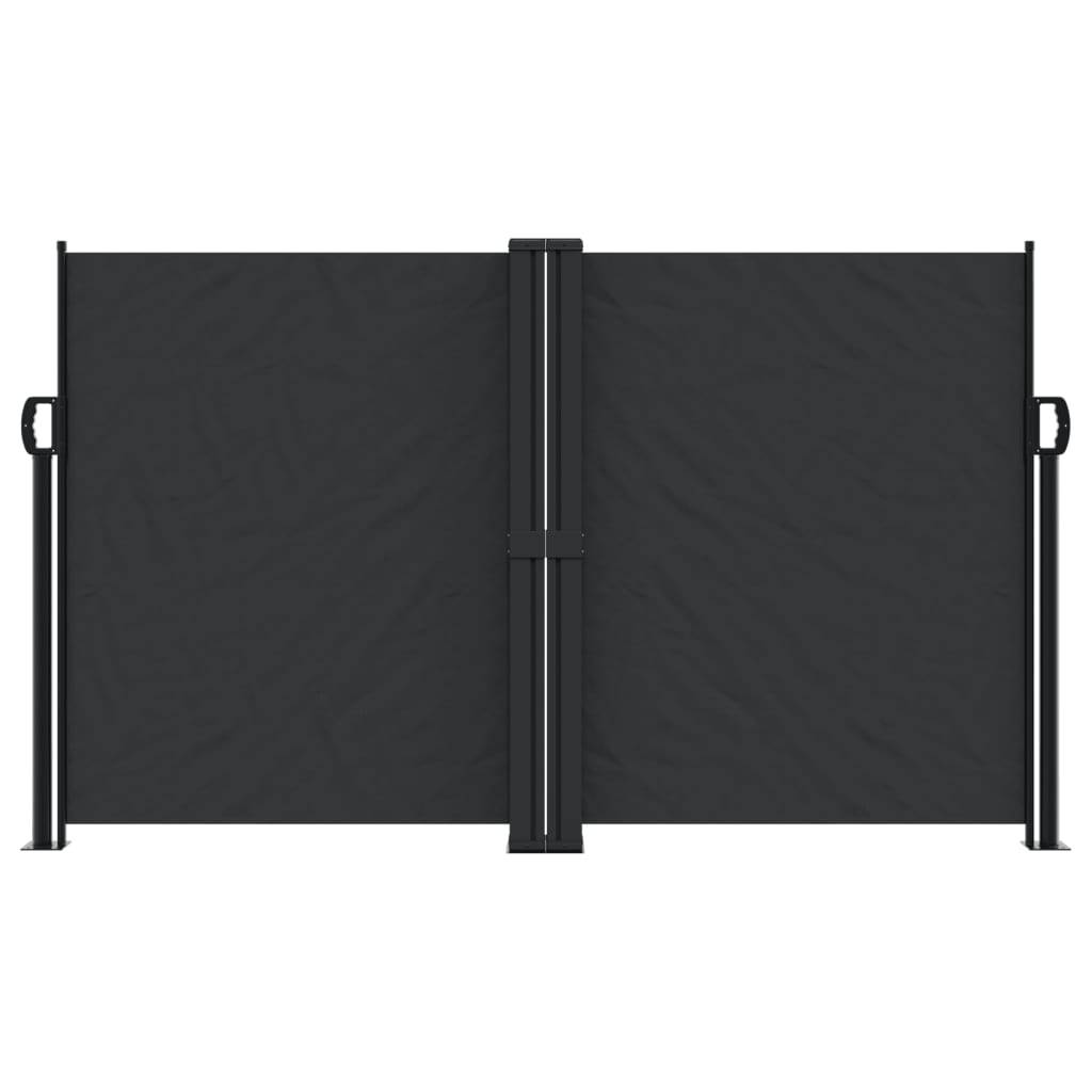 Store banne | Auvent latéral rétractable noir 140x600 cm Maison Chic - Image 3