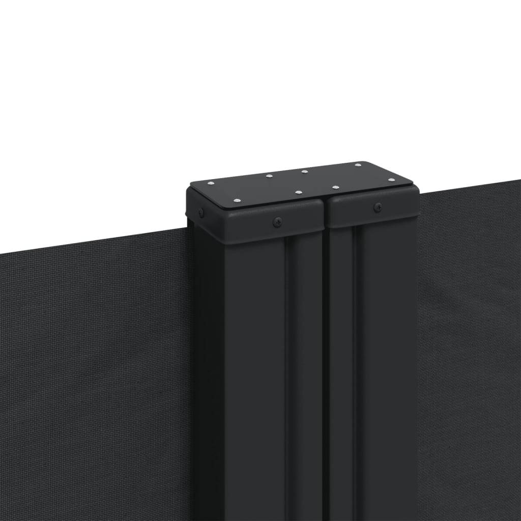 Store banne | Auvent latéral rétractable noir 140x600 cm Maison Chic - Image 7