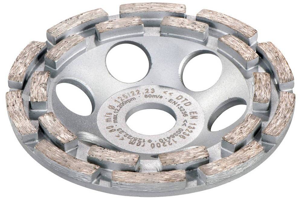Metabo - Meule boisseau diamantée 125 mm Béton classic pour ponceuse béton