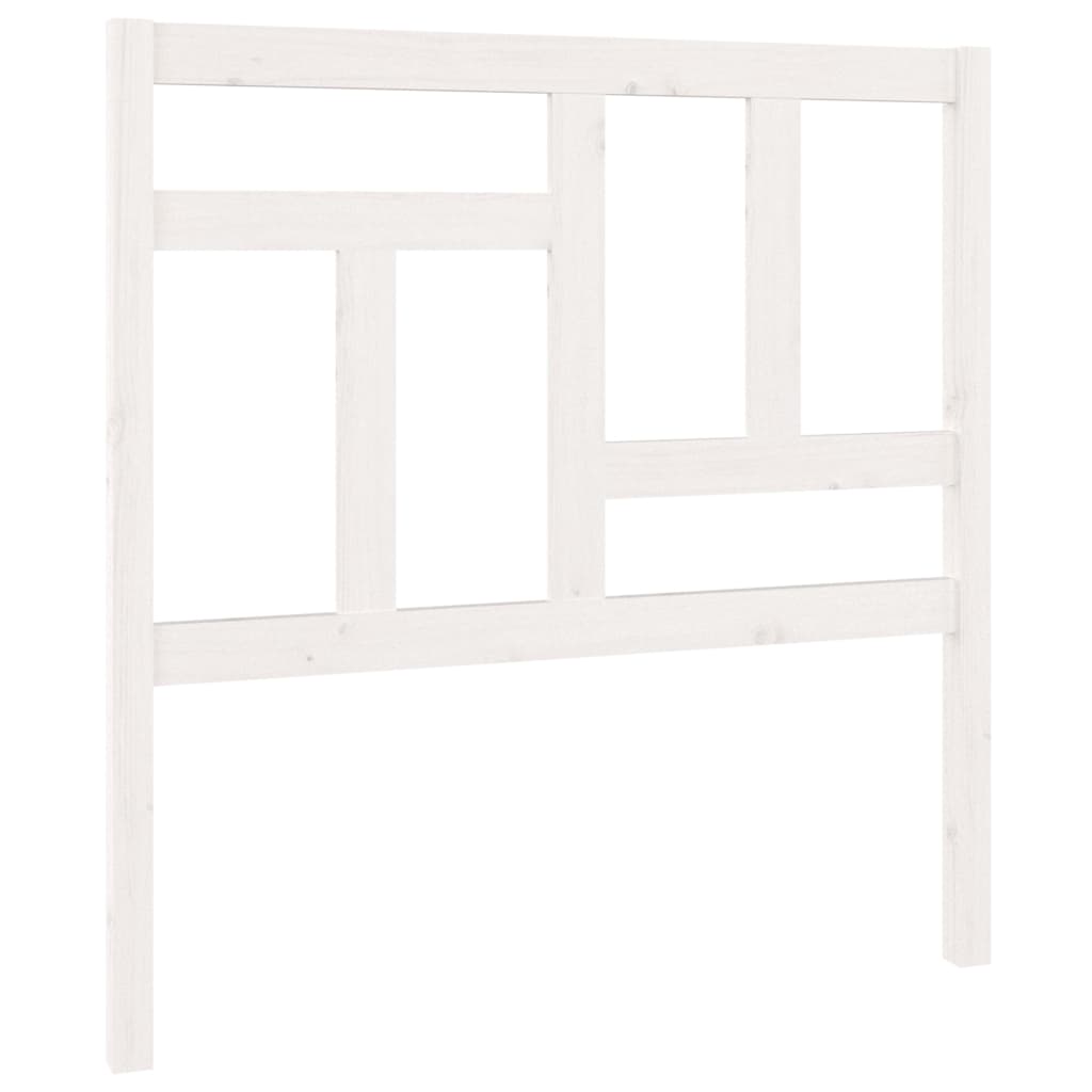 Vidaxl - Tête de lit Blanc 95,5x4x100 cm Bois massif de pin - vidaXL - Image 1