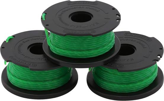 Lot de 3 bobines BLACK+DECKER Reflex Plus - 6 m Ø 2 mm - A6486-XJ - Image 1