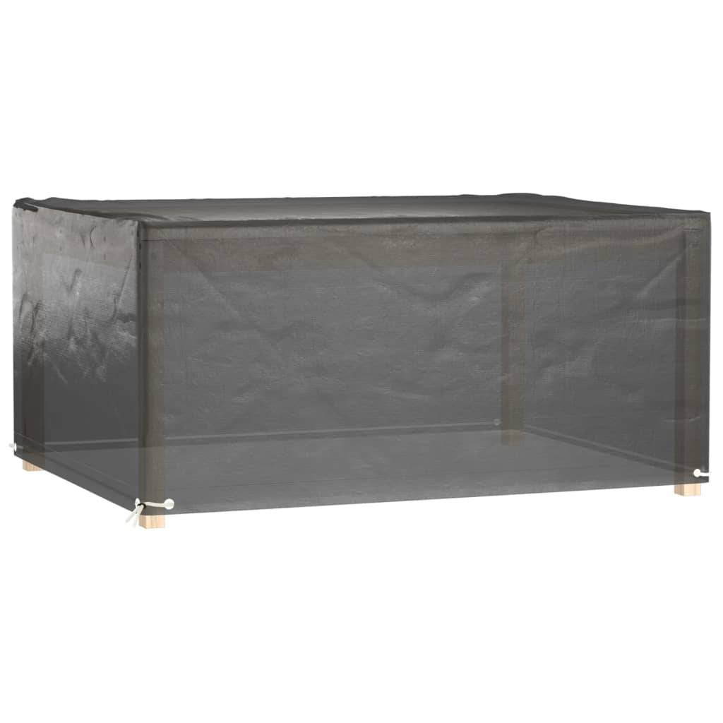 Vidaxl - Housses salon de jardin2pcs 8œillets 180x135x80cm rectangulaire vidaXL 3155348 - Image 2