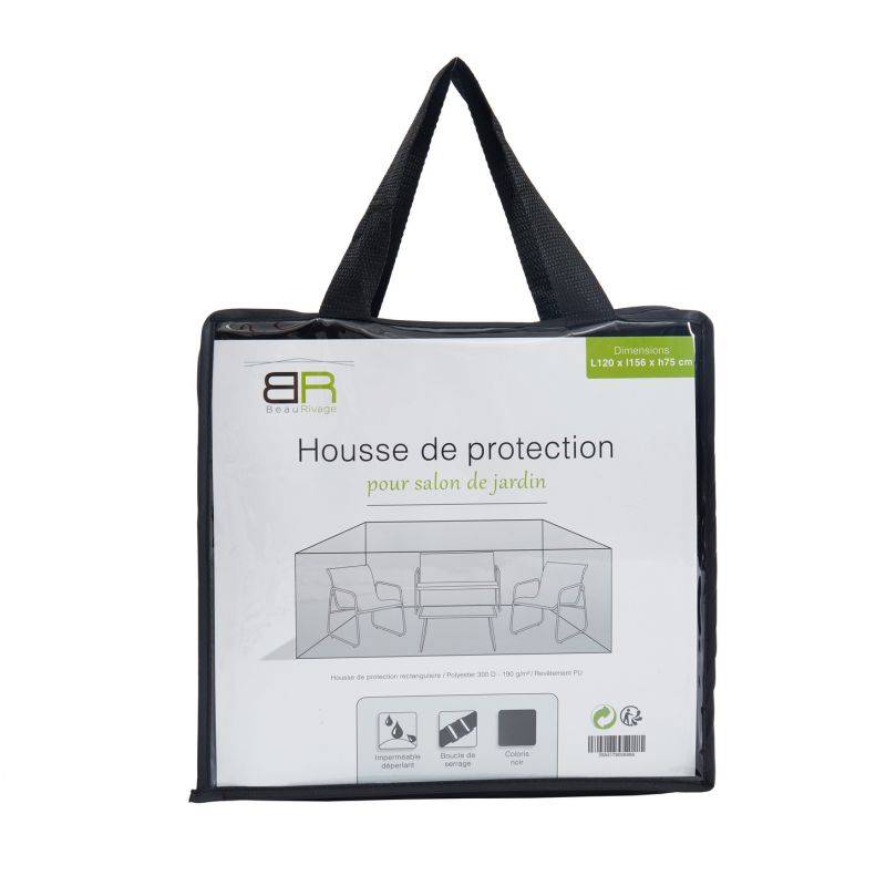 Housse de protection pour salon de jardin 4 places Beau Rivage - Image 1