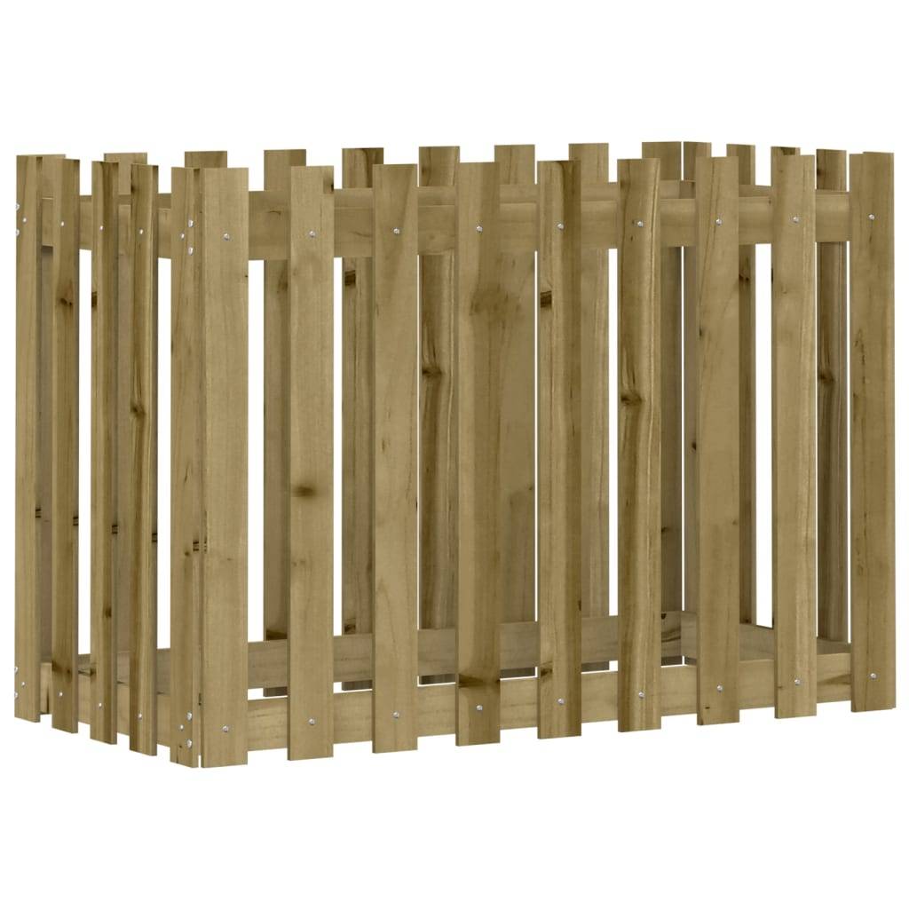 ComfortXL - Potager surélevé très haut pin traité autoclave design clôture 100x50x70cm – ComfortXL Outdoor Living - Image 2