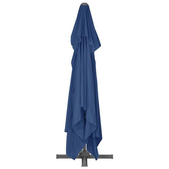 Parasol déporté aluminium bleu azur 400 x 300 x 268 cm - PANGIVO - Image 5