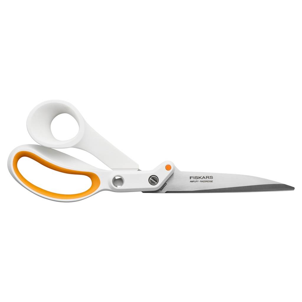 Fiskars - Ciseaux de couture - Amplify RazorEdge 25,4 cm droitier - coupe tissus épais et ameublement - Image 1