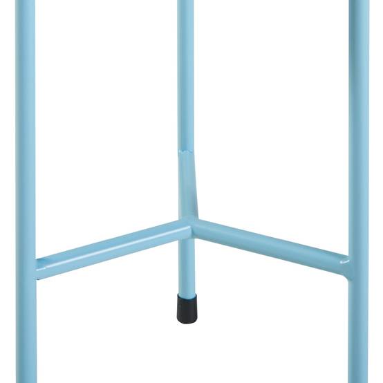 Porte-plantes style intemportel support 41 x 16 cm bleu clair - Image 4