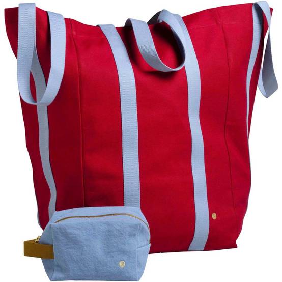 Vivaraise - Maxi sac en coton bio Poppins 48 x 33 x 33 cm - Image 3