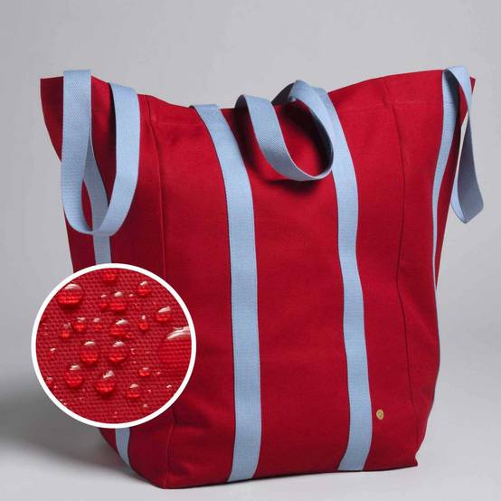 Vivaraise - Maxi sac en coton bio Poppins 48 x 33 x 33 cm - Image 4