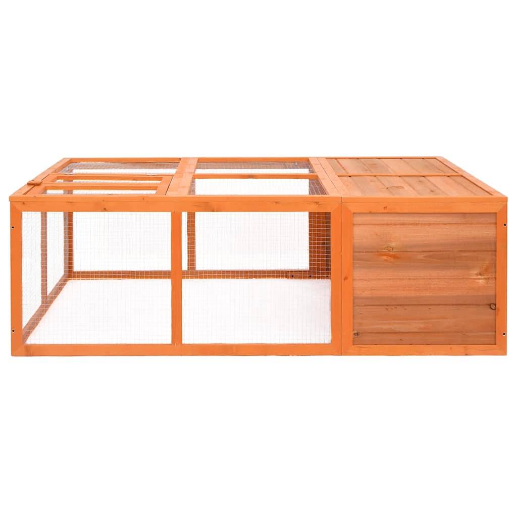 Enclos cage extérieure pour animaux 150x100 cm en bois de sapin massif – ComfortXL Outdoor Living - Image 2