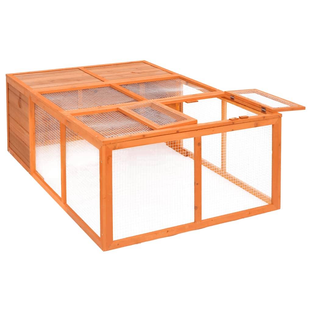 Enclos cage extérieure pour animaux 150x100 cm en bois de sapin massif – ComfortXL Outdoor Living - Image 3