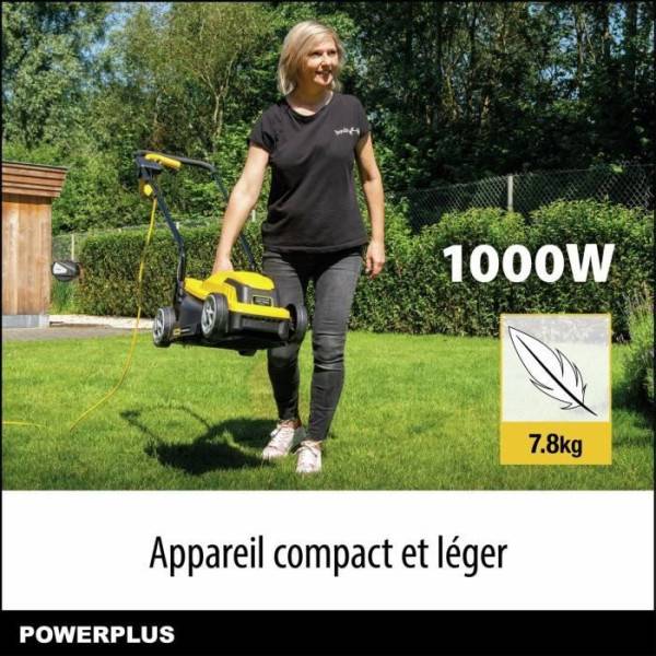 Tondeuse a gazon électrique - POWERPLUS - POWEG62203 - 1000 W - 320 mm Ø - Avec ramassage et éjection arriere - Image 2
