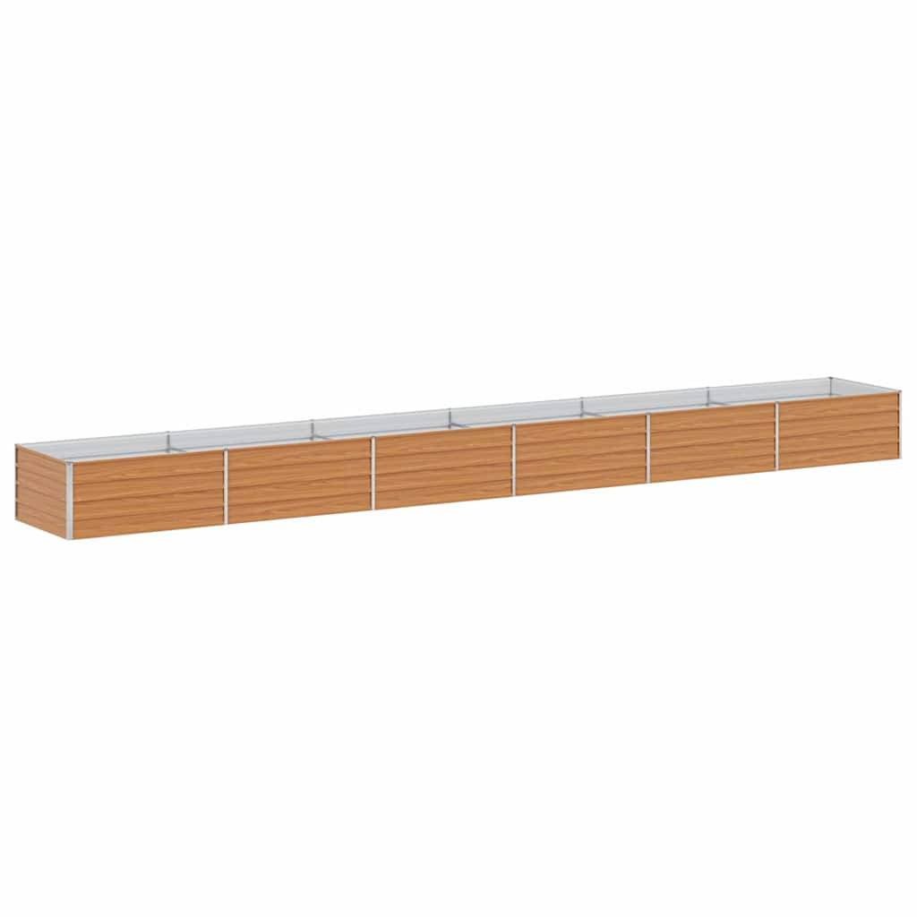 Prolenta Premium - Jardinière acier marron  600 x 80 x 45 cm  - Prolenta premium p374.5 - Image 2