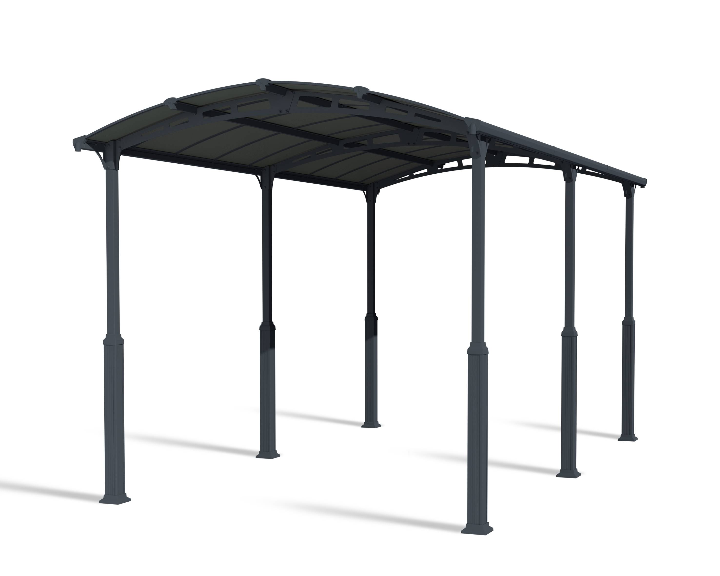 Canopia - Canopia Carport Camping-Car Alpine 6,49 x 3,52 m Gris - Image 1