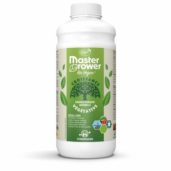 Engrais BIO VEGAN Grow 1 litre Master Grower - Hydropassion - Image 1