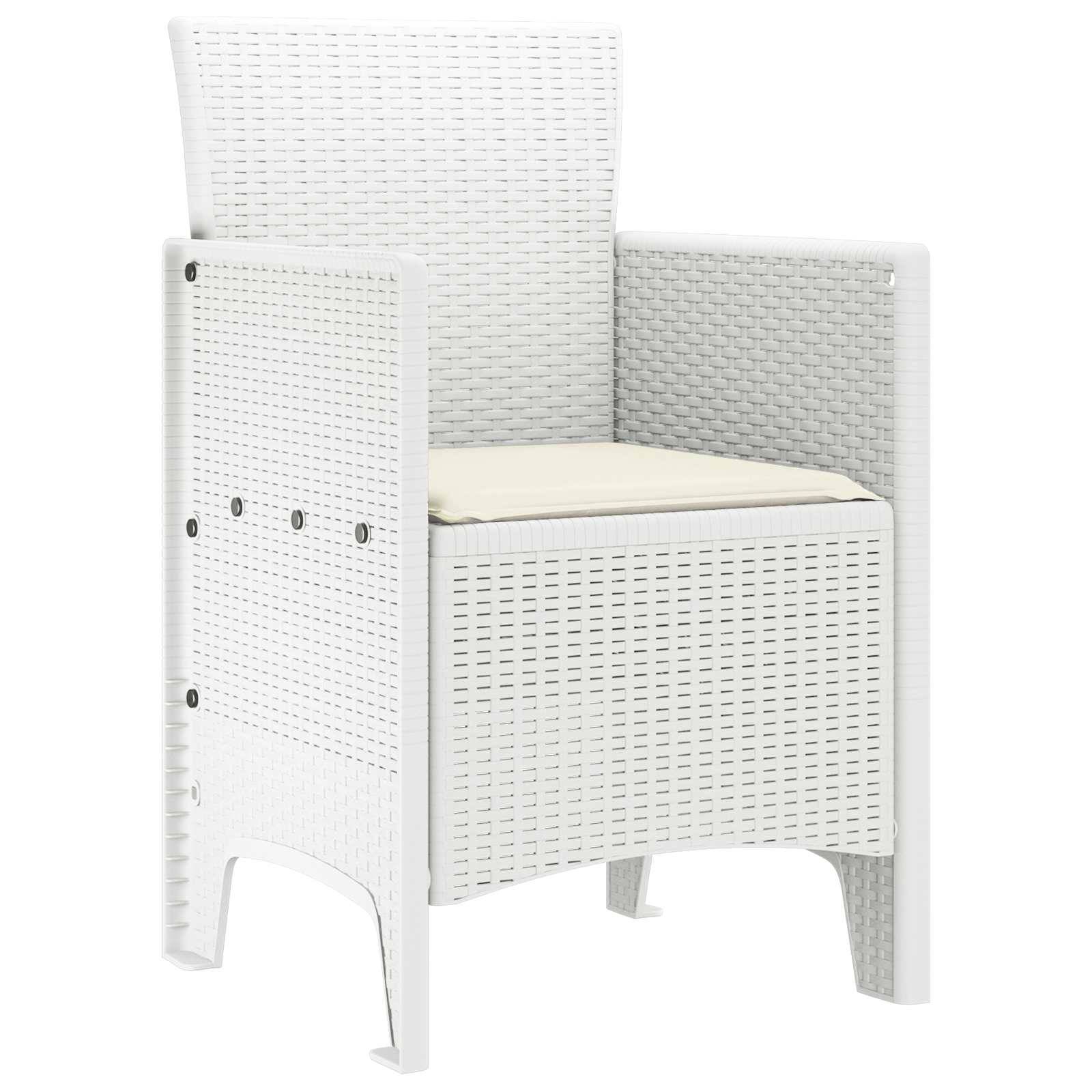 Prolenta Premium - Chaise bois composite  Prolenta Blanc  53 X 49 X 85 cm  1-personnes - P95094B - Image 2