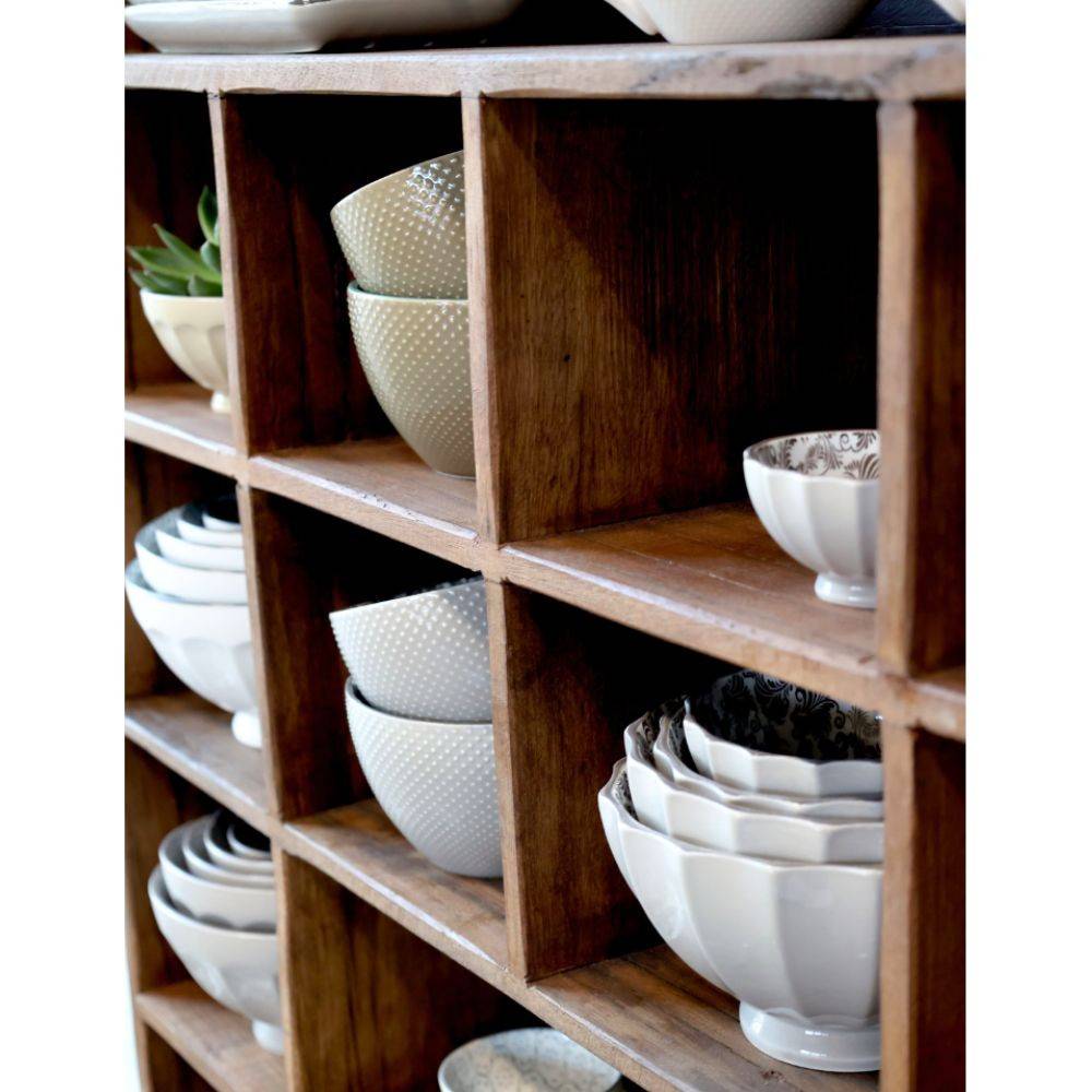 Chemin De Campagne - Etagère 15 casiers en bois recyclé marron 88 x 20 x 85 cm Chemin de campagne - Image 4