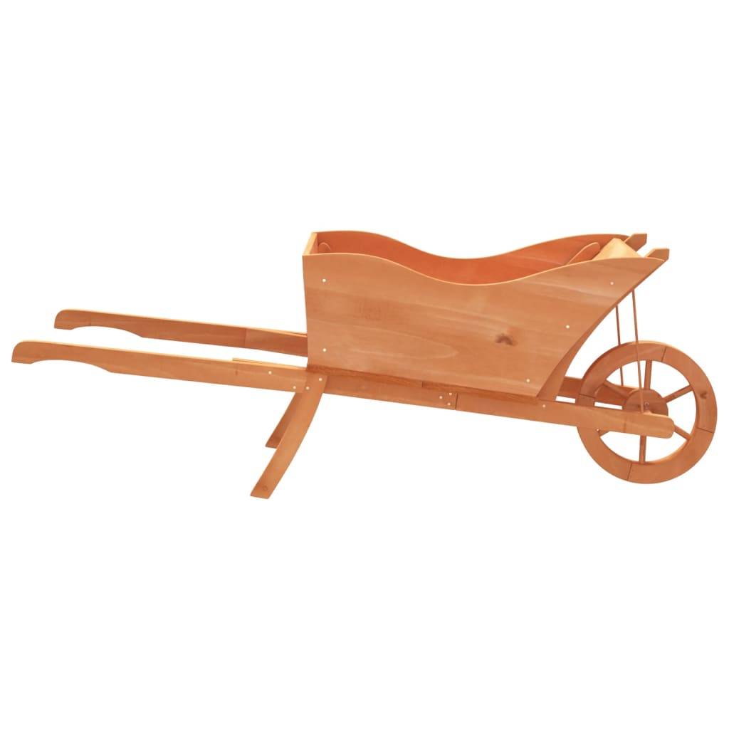 Vidaxl - Jardinière brouette 128x45,5x43 cm bois de sapin massif vidaXL 364229 - Image 7
