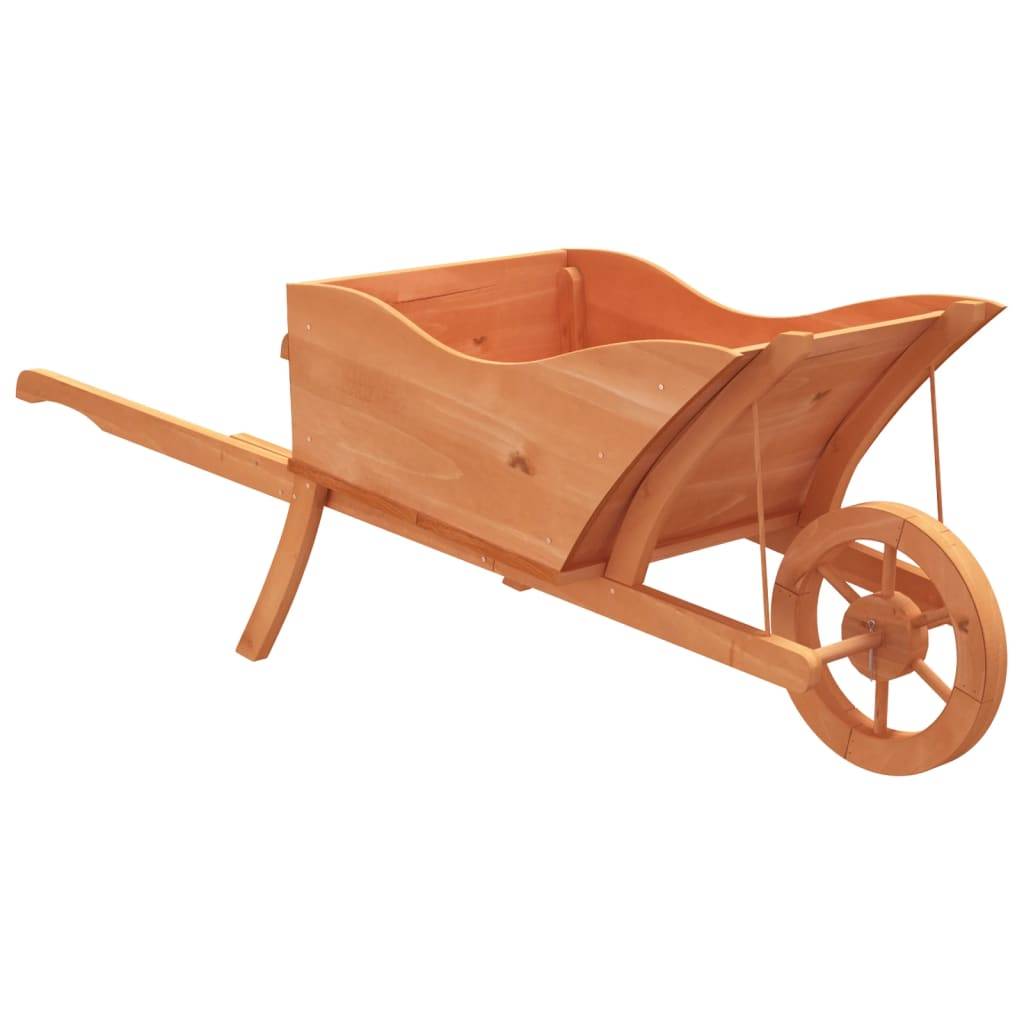Vidaxl - Jardinière brouette 128x45,5x43 cm bois de sapin massif vidaXL 364229 - Image 2