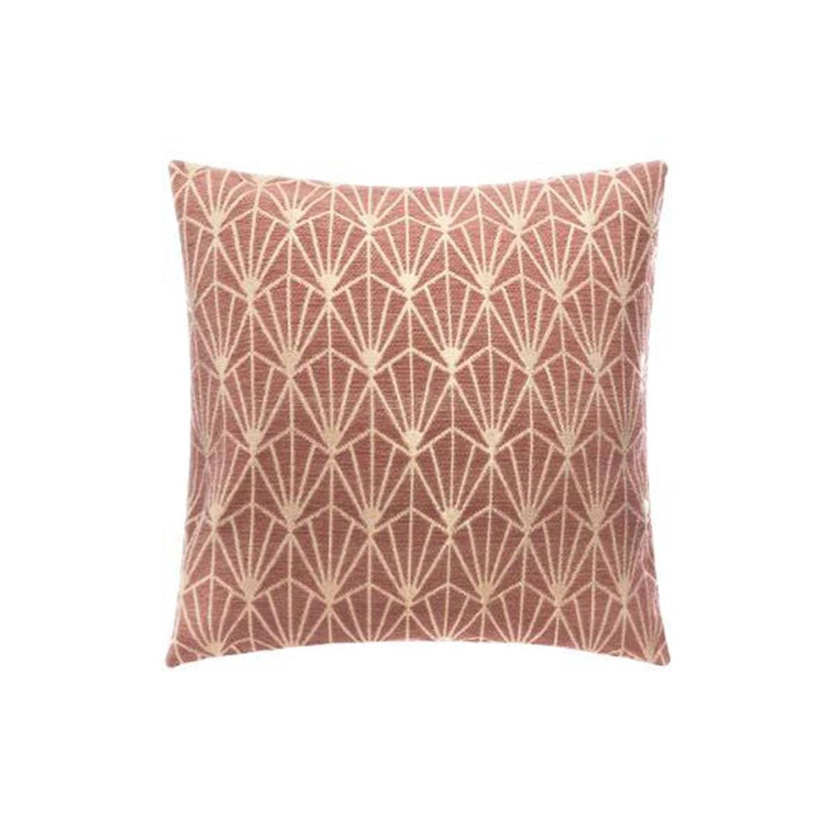 Housse de Coussin "Chen Una" 40x40cm Rose - Image 1