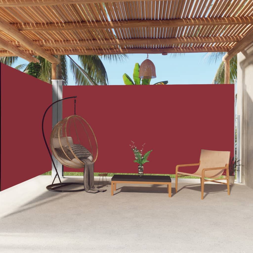 Store Banne - Auvent latéral rétractable Rouge 200x600 cm - MEUBLE PRO-JU5149 - Image 2