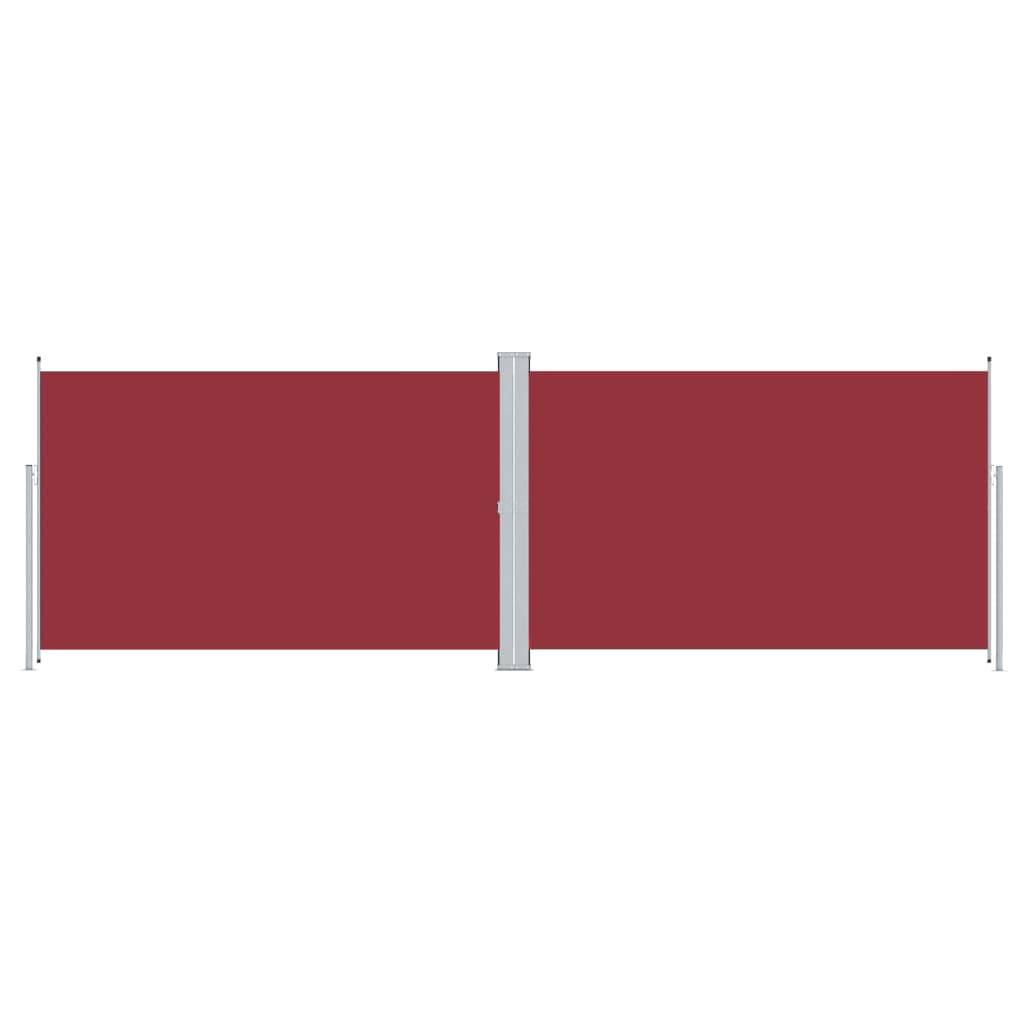 Store Banne - Auvent latéral rétractable Rouge 200x600 cm - MEUBLE PRO-JU5149 - Image 1