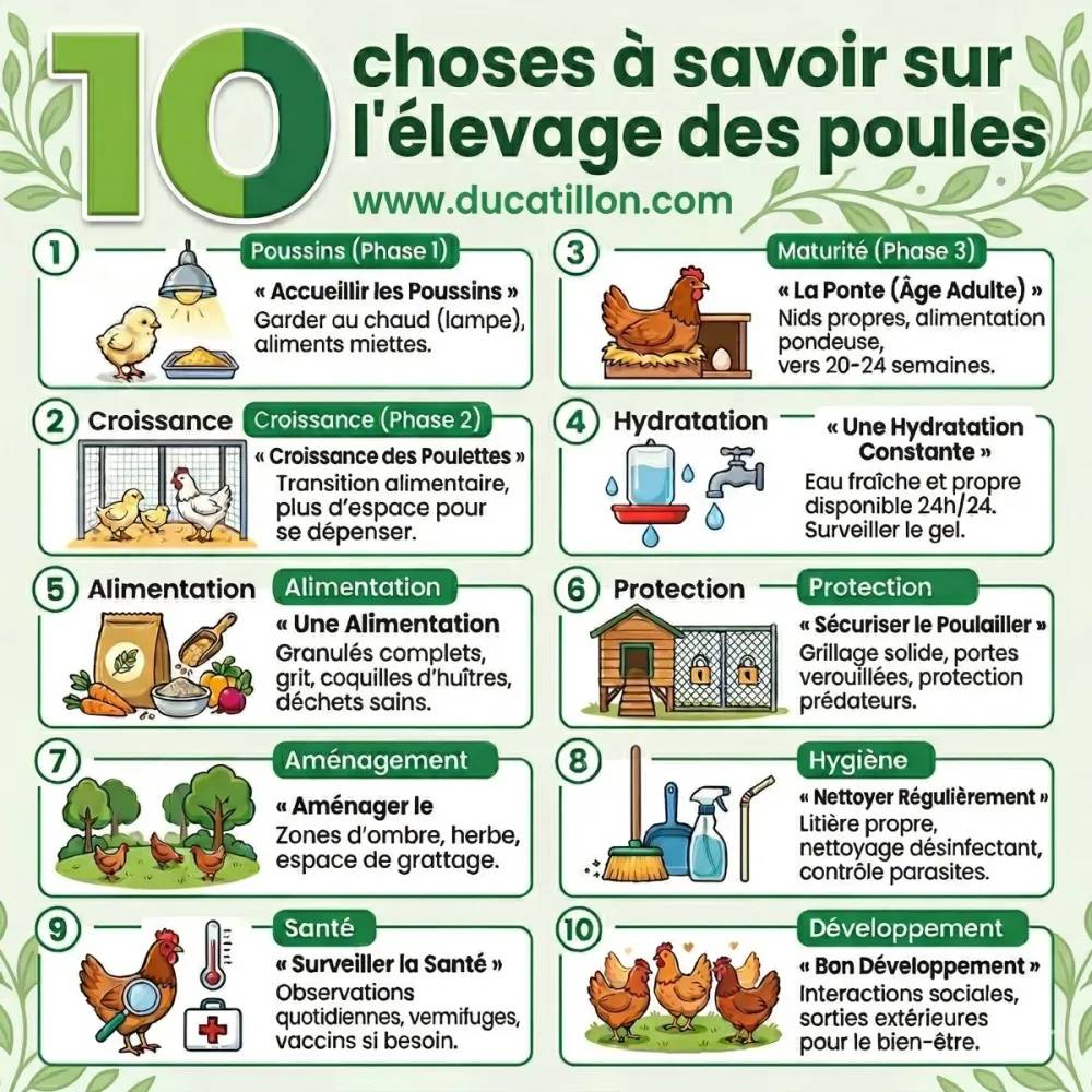 Poulailler sur pieds en plastique recyclé 5 à 9 poules - Image 5