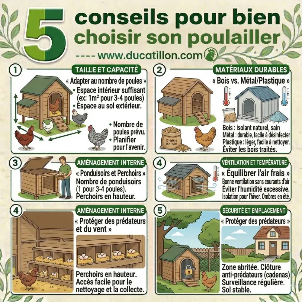 Poulailler sur pieds en plastique recyclé 5 à 9 poules - Image 6