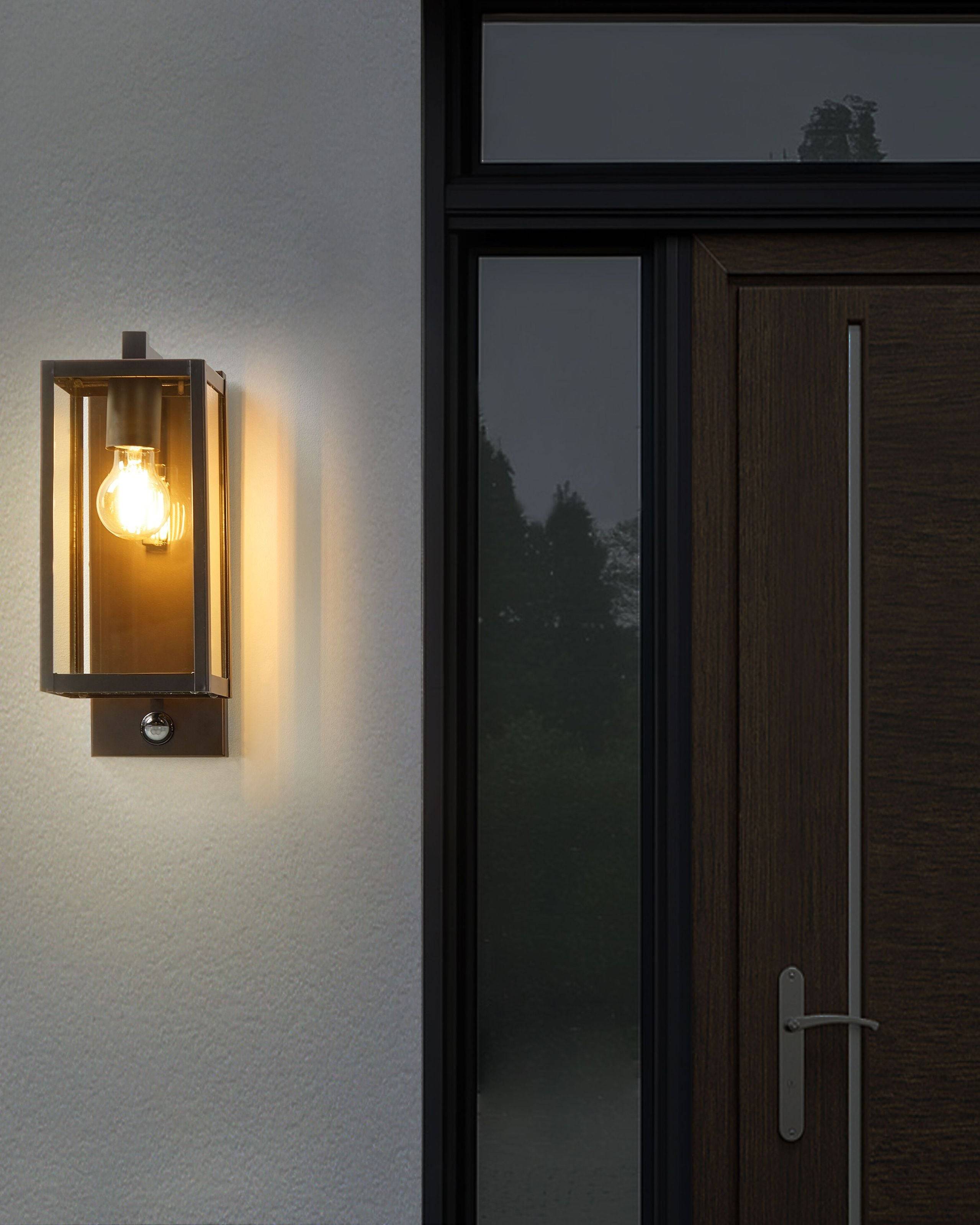 Beliani - Lampe murale pour l'extérieur Métal Noir MEGGET - 20x20x33- Beliani - Image 1