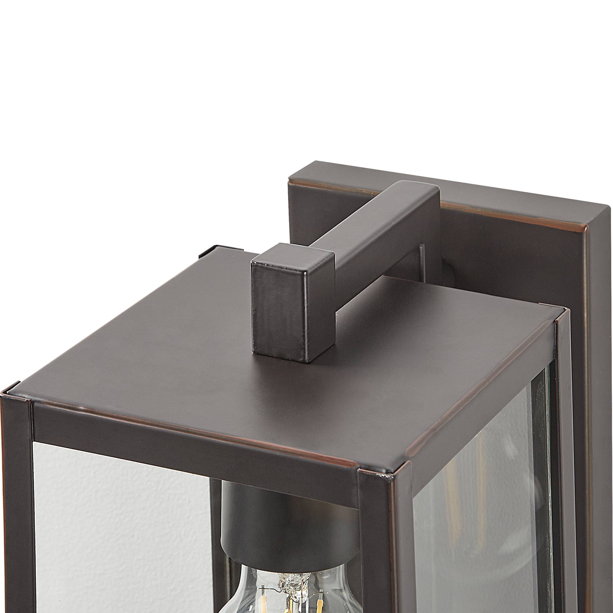 Beliani - Lampe murale pour l'extérieur Métal Noir MEGGET - 20x20x33- Beliani - Image 5