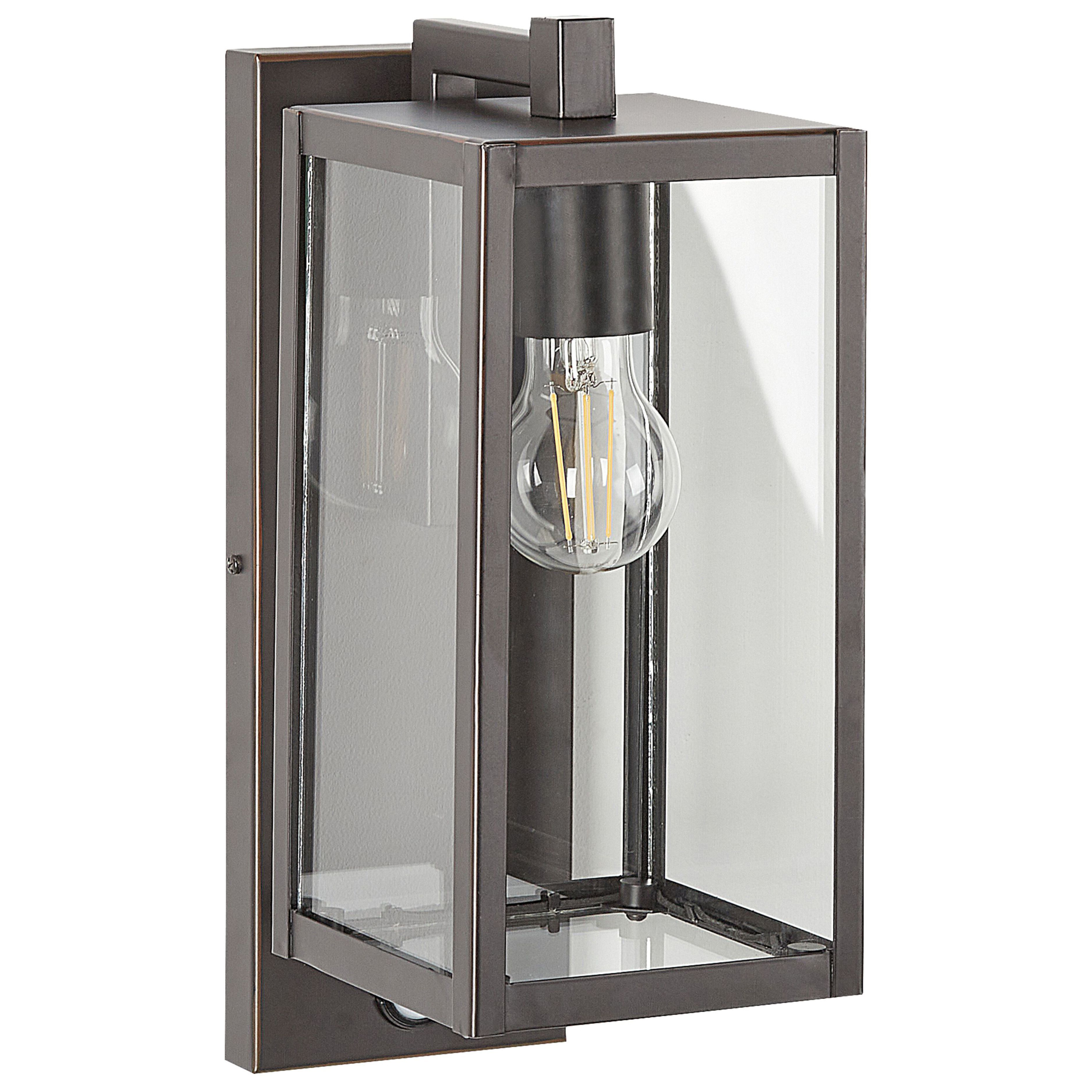 Beliani - Lampe murale pour l'extérieur Métal Noir MEGGET - 20x20x33- Beliani - Image 2