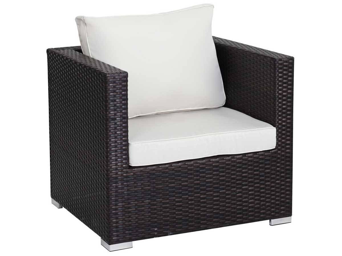 Fauteuil Jardin En Résine Tressée "ibiza" - Buffalo - Marron -habitat Et Jardin - Image 1
