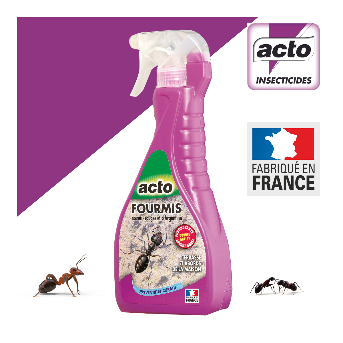 Acto - ACTO FOURMIS Pulvérisateur 500 ml : Élimination rapide et durable - Image 2