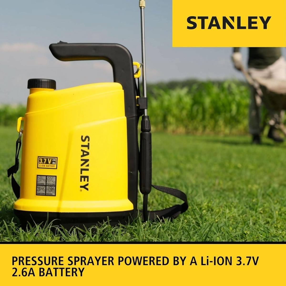 stanley - Pulvérisateur Électrique 5L, Batterie Lithium 3,7 V / 2,6 Ah Pulvérisateur Jardin Végétaux + Lance Télescopique STANLEY - Image 10
