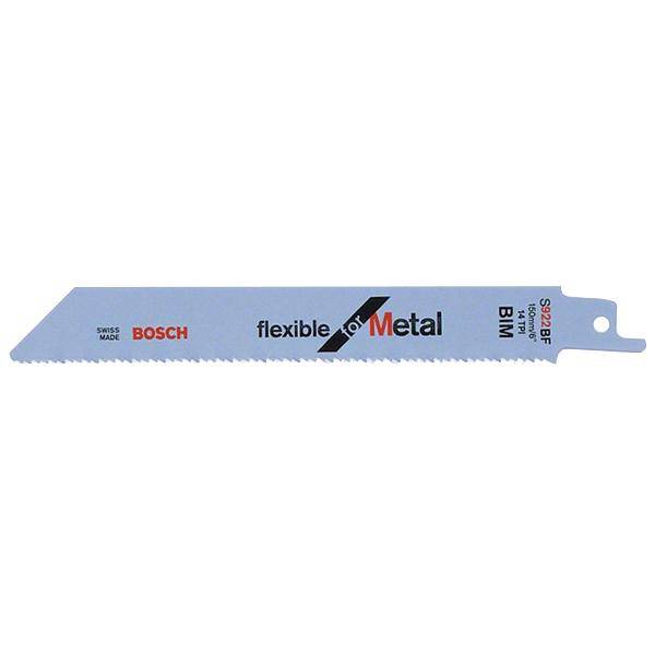 Bosch - Lot de 5 lames de scie Sabre S 922 Bf Flexible pour métal - BOSCH - 2608656014