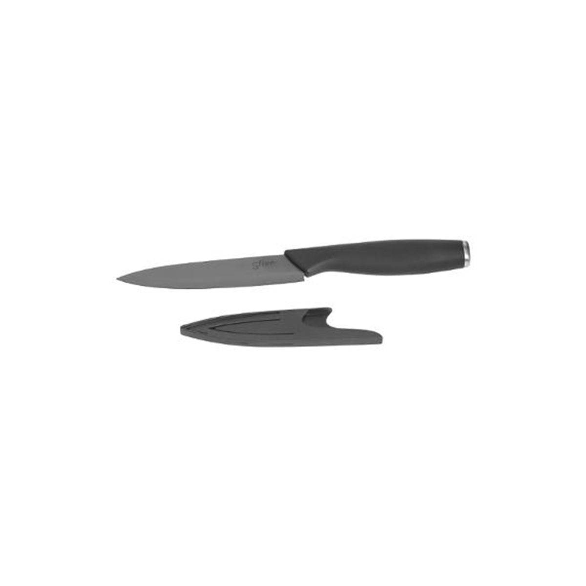 Couteau Utilitaire & Cache Lame "Cera" 23cm Noir - Image 2