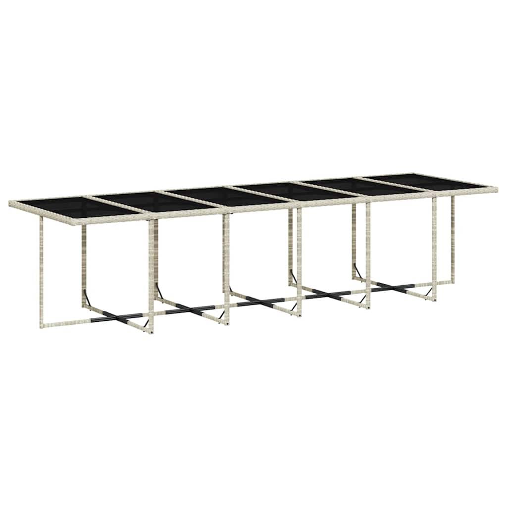 ComfortXL - Table et 16 Chaises de Jardin Encastrables Grises, Salon de Repas Grande Capacité – ComfortXL Outdoor Living - Image 4