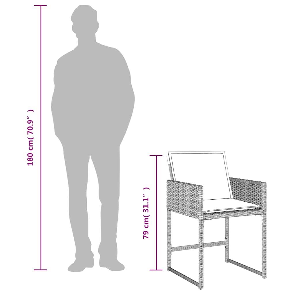 ComfortXL - Table et 16 Chaises de Jardin Encastrables Grises, Salon de Repas Grande Capacité – ComfortXL Outdoor Living - Image 10