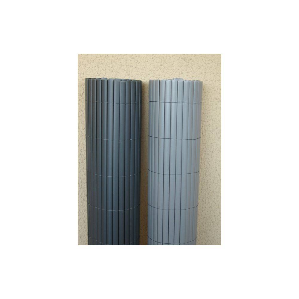 Canisse en PVC gris perle double face qualité + (Lot de 6) - Image 4