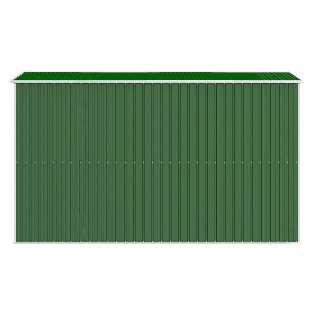 Vidaxl - Abri de jardin Vert 192x357x223 cm Acier galvanisé 6.9m² vidaXL 3147429 - Image 6