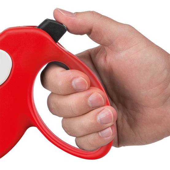Ferplast - Ferplast Laisse Chien Enrouleur AMIGO SMALL, Laisse pour petits chiens jusqu'à 15 Kg. Sangle Extensible max 5 m. Bouton de verrouillage et de - Image 5