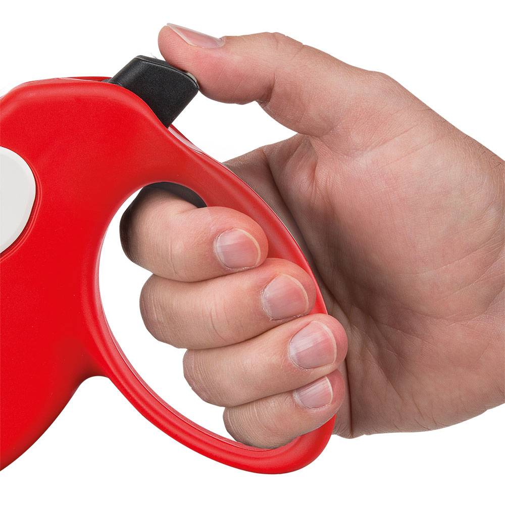 Ferplast - Ferplast Laisse Chien Enrouleur AMIGO SMALL, Laisse pour petits chiens jusqu'à 15 Kg. Sangle Extensible max 5 m. Bouton de verrouillage et de - Image 5